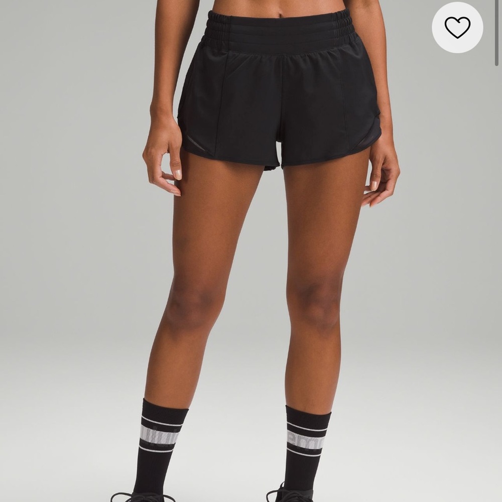 Lululemon hotty hot high rise lined short 2.5